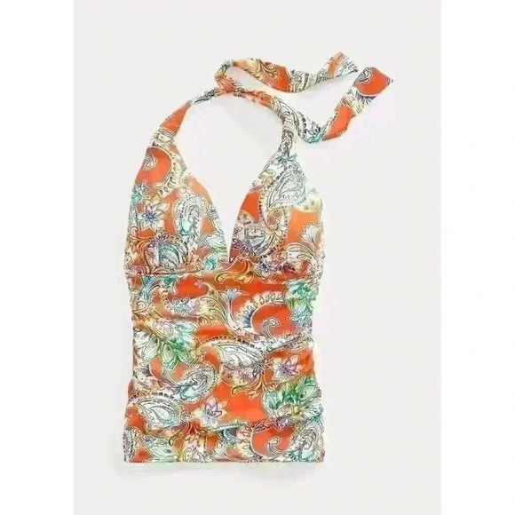 Lauren Ralph Lauren Other - NEW! Lauren Ralph Lauren Women's 6 Paisley Halter Tankini Top & Bottom NWT $149